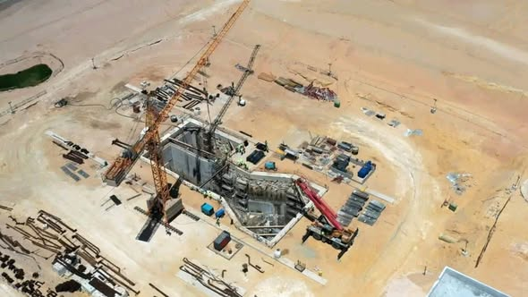 Foundation of Dakhla Desalination Plant