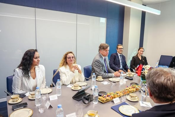 U.S. business leaders and policymakers participating in Casablanca
