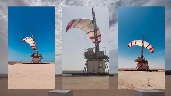 Pruebas de la torre de despegue automático de Seawing en Dakhla